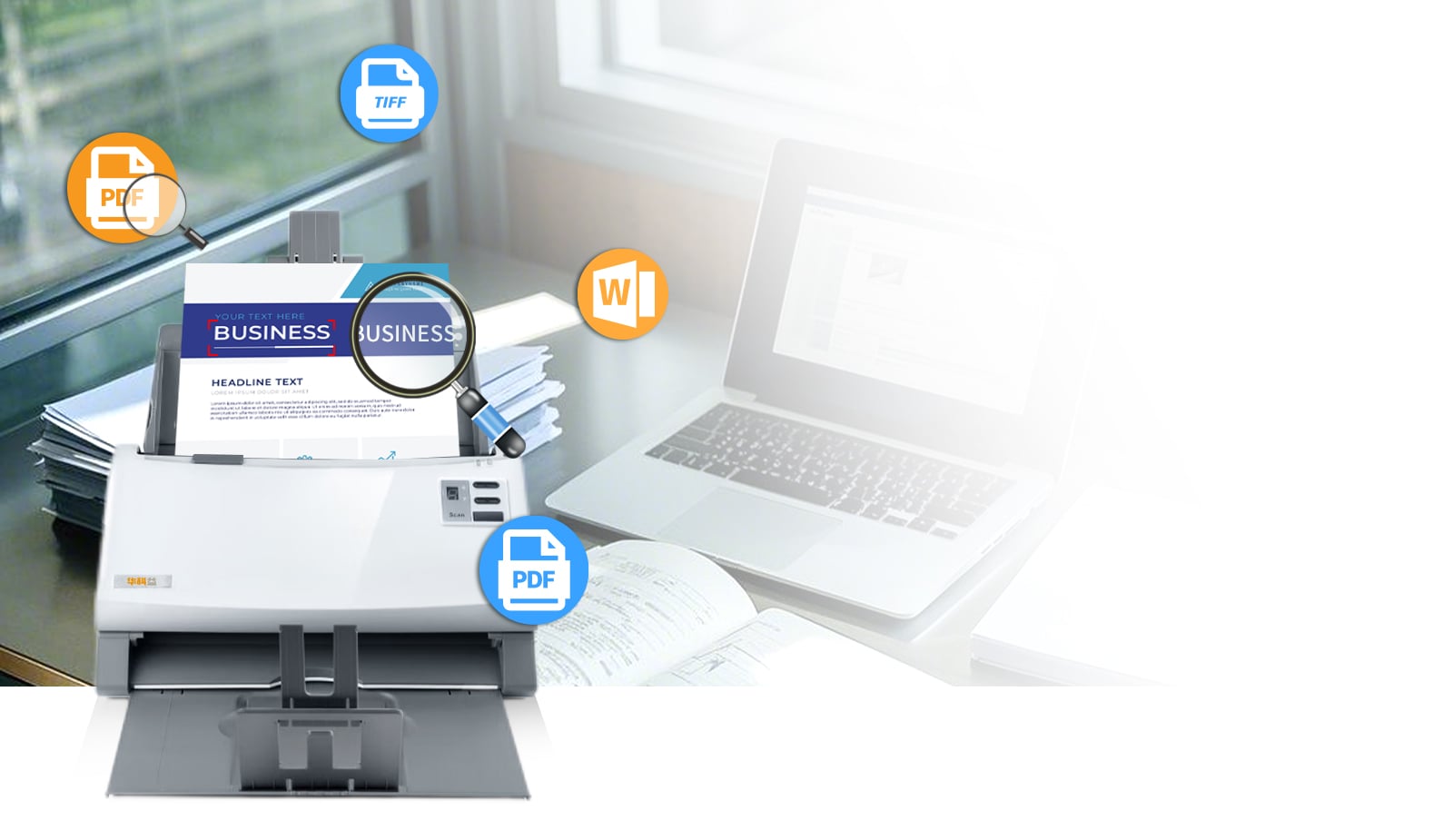 多样文档兼容，全方位满足需求,支持多种常用文件格式输出  