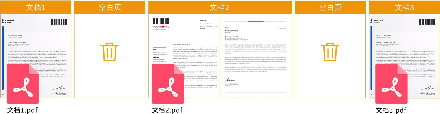 批量文件扫描的好帮手，无需手动分割文件，识别空白页即可自动分割 