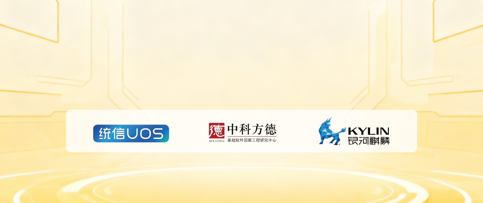 全面支持国产化操作系统，源于国产，数据安全有保障