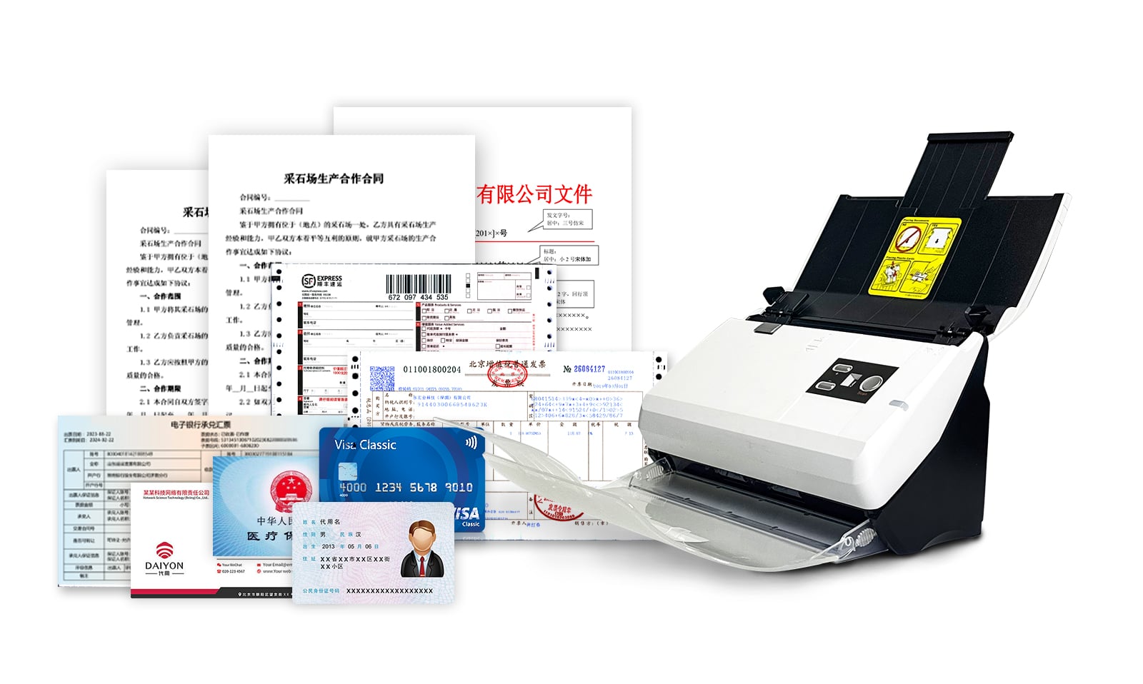 支持多场景扫描应用