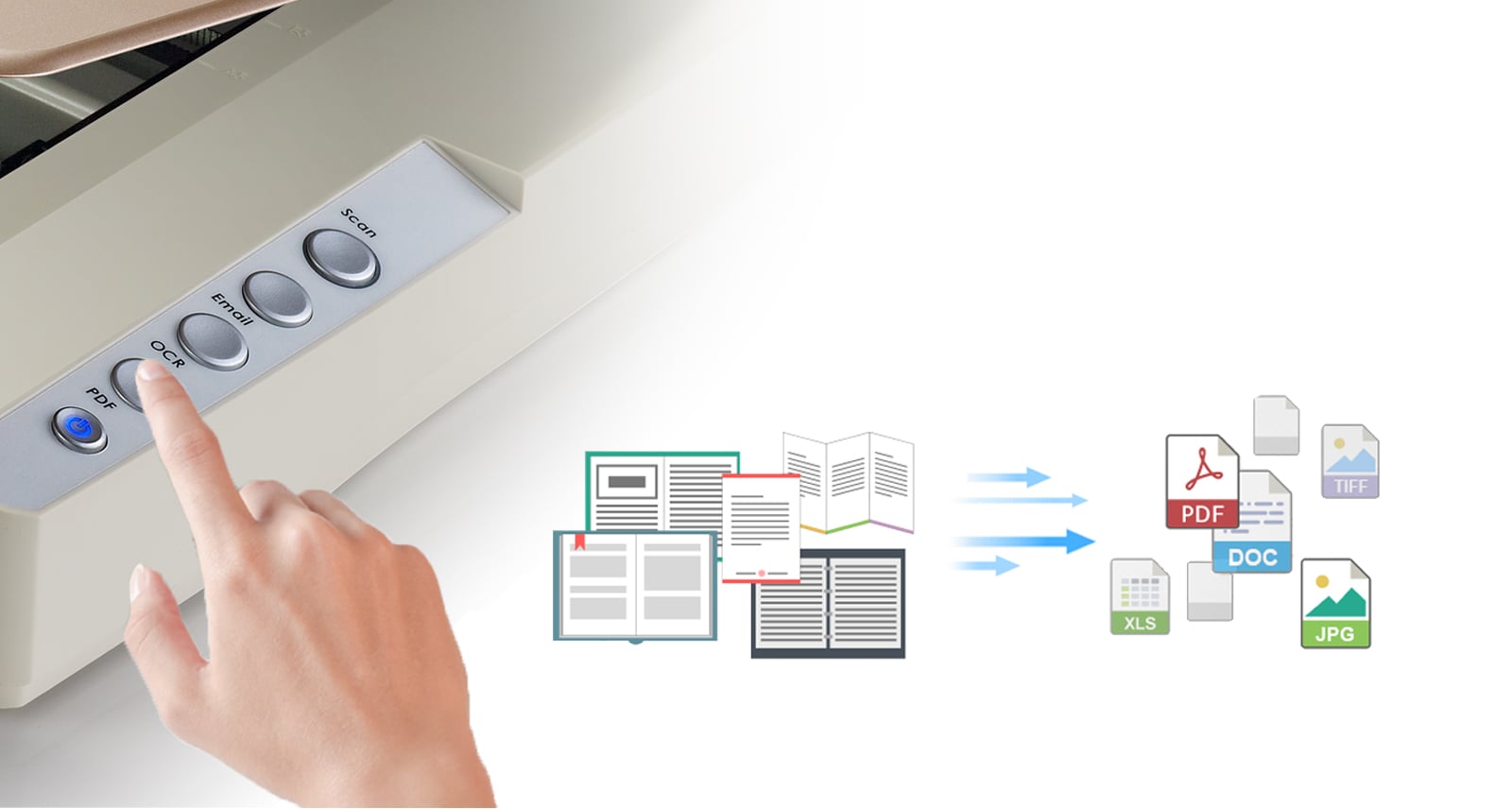 一键扫描，效率加倍